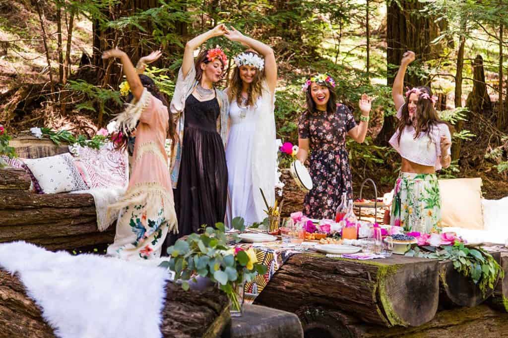 how to plan a boho bridal shower
