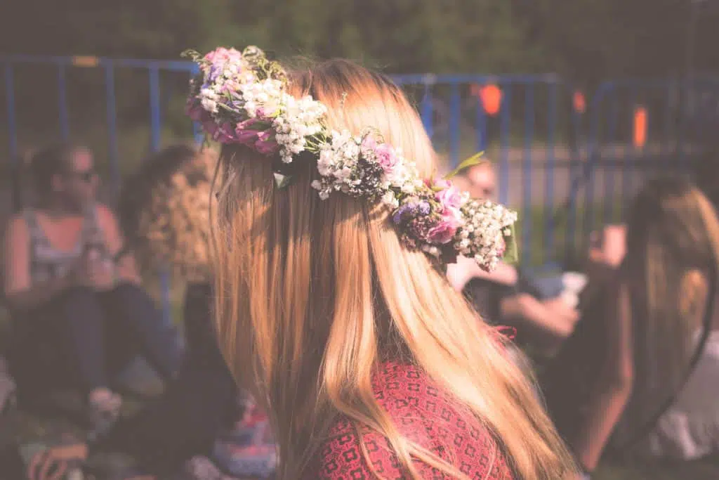 how to make a DIY flower crown
