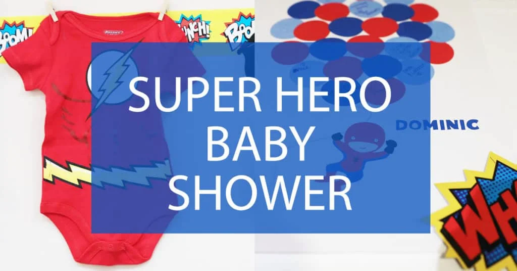 super hero baby shower
