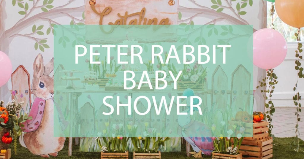 peter rabbit baby shower