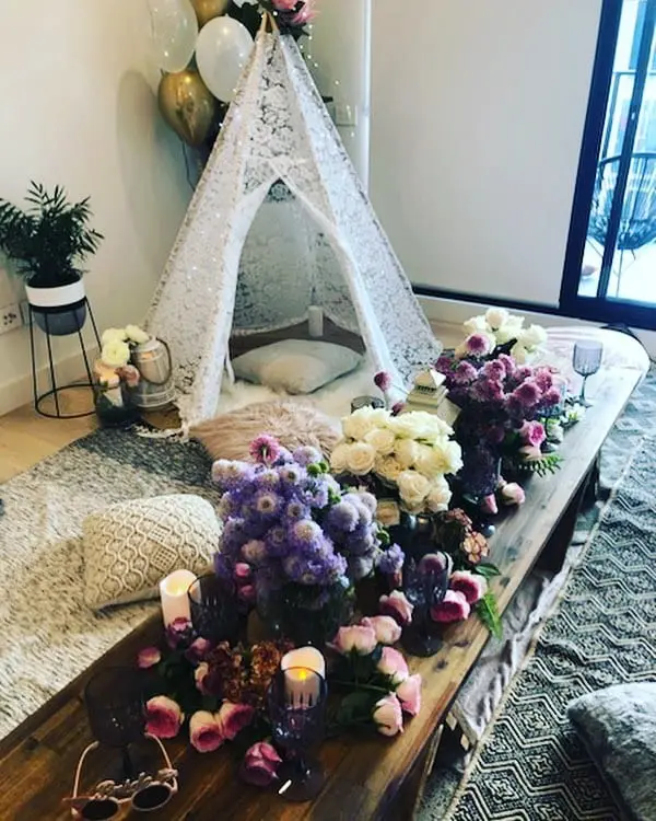 living room picnic