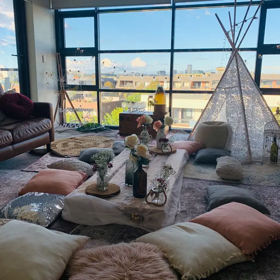 living room picnic ideas