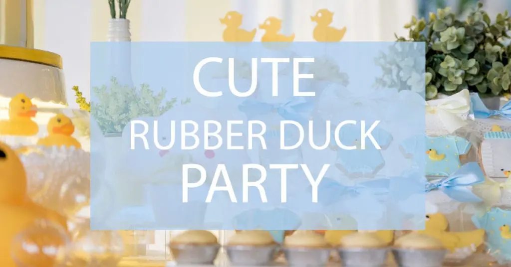 rubber duck party ideas