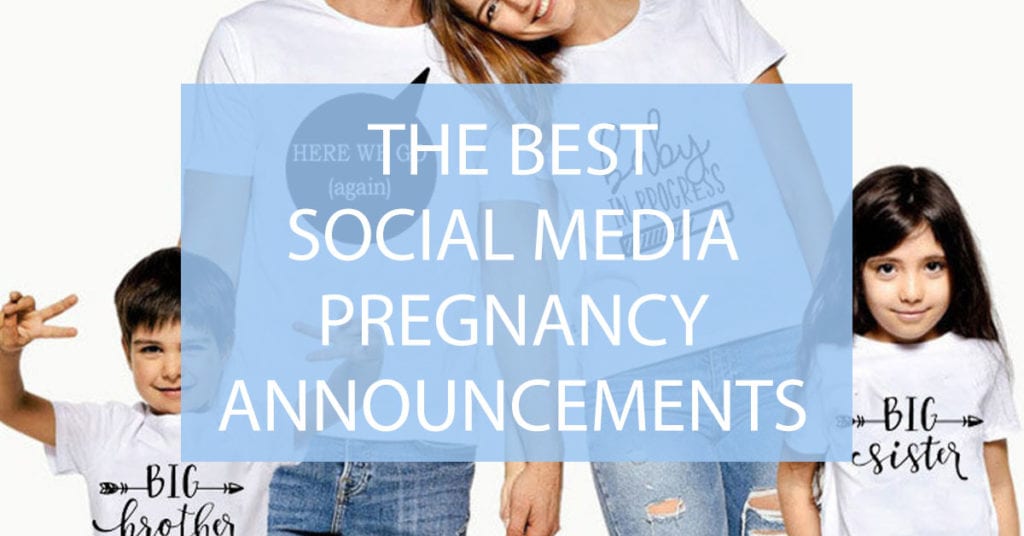 ways to announce pregnancy on social media