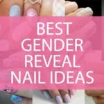 gender reveal nails