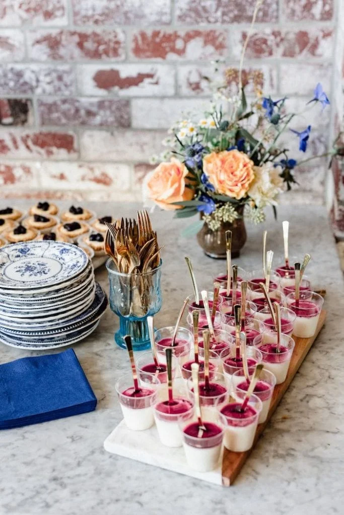 blueberry baby shower food