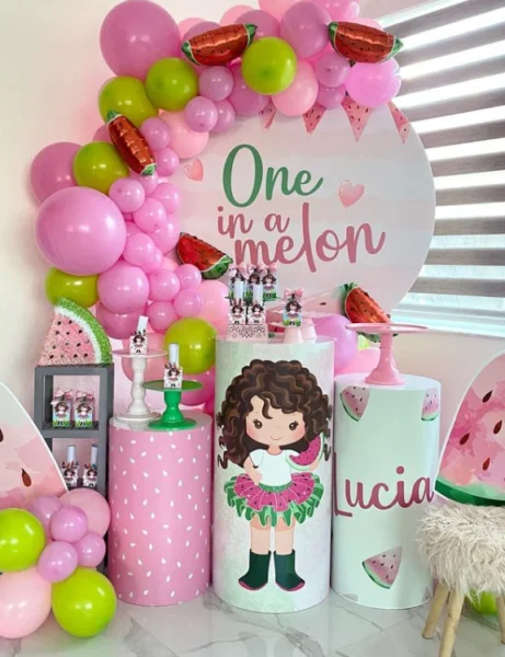 one in a melon first birthday party