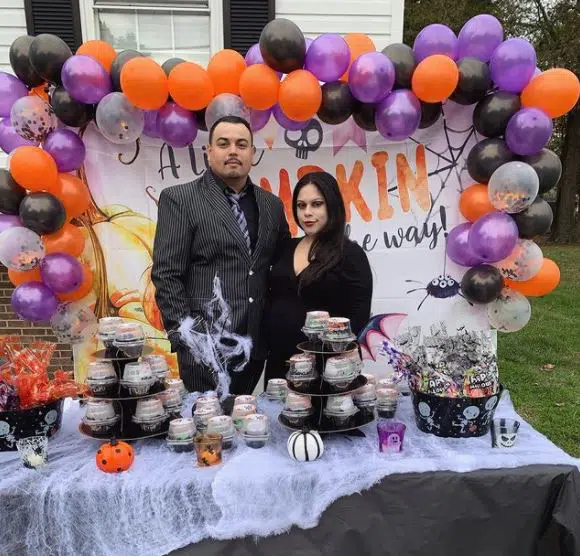 adams family baby shower