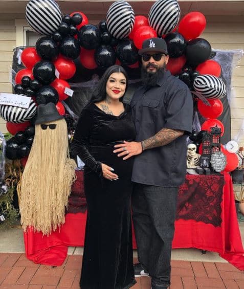 gomez and morticia baby shower