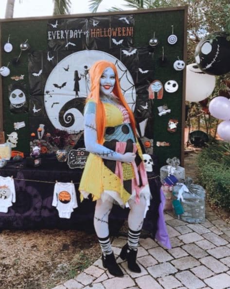 sally skellington baby shower