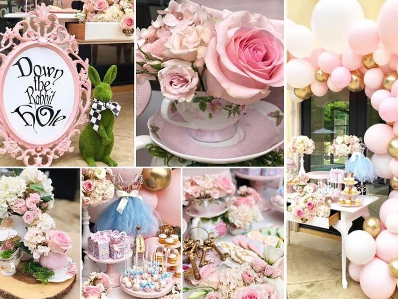 Alice in wonderland sweet 16 party