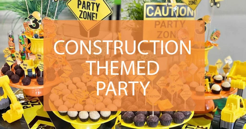 construction themed party ideas
