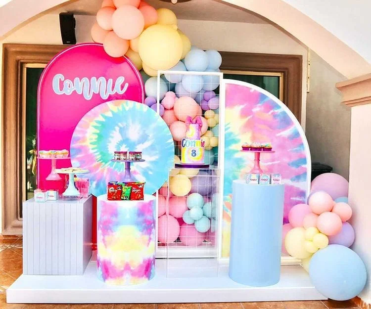 tie dye party ideas