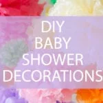 diy baby shower decorations