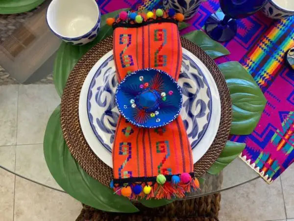 fiesta themed tablescape