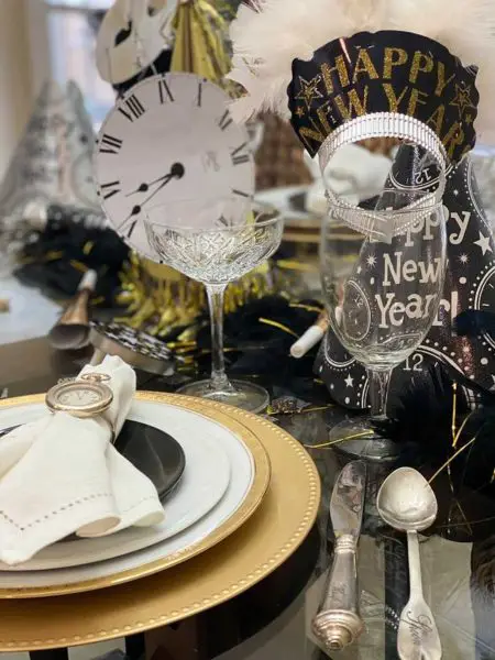 new years eve table setting ideas
