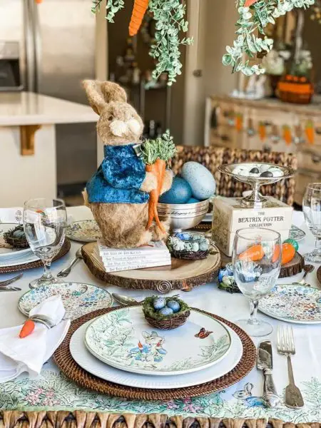 peter rabbit table setting