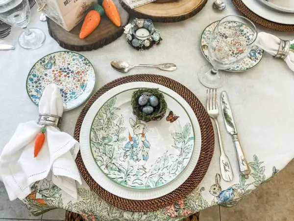 peter rabbit tablescape