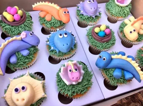 dinosaur cupcakes