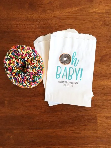 Drive by baby shower food idea take home treat