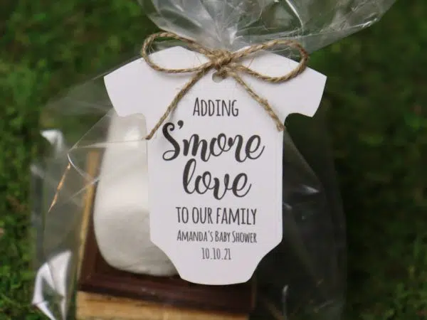 Drive by baby shower foot and favor ideas