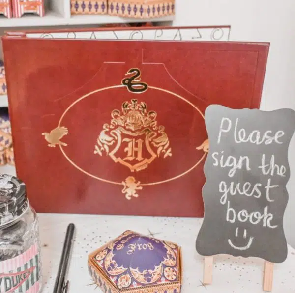 guest book for harry potter party