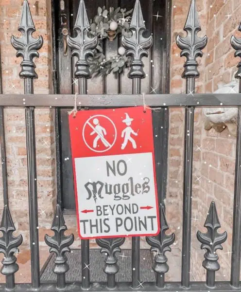 harry potter party signs