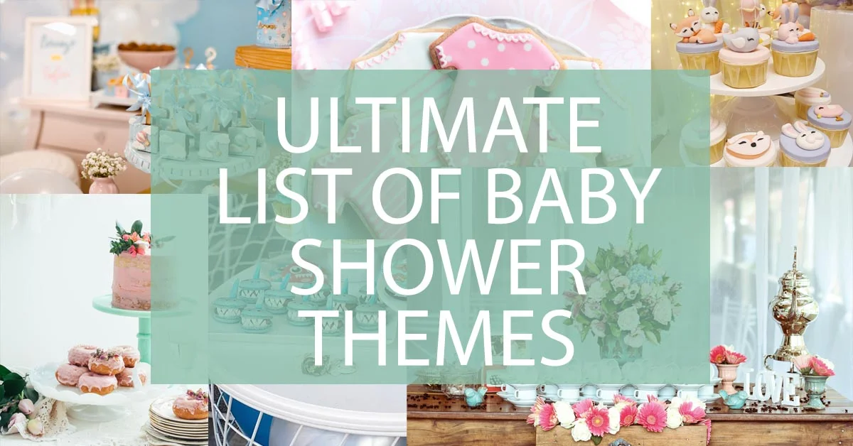 list of baby shower themes