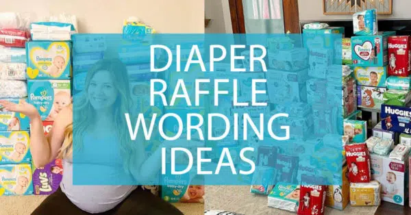 diaper raffle wording ideas