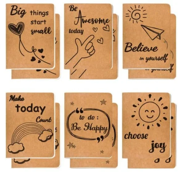 notebooks for diaper raffle prizes