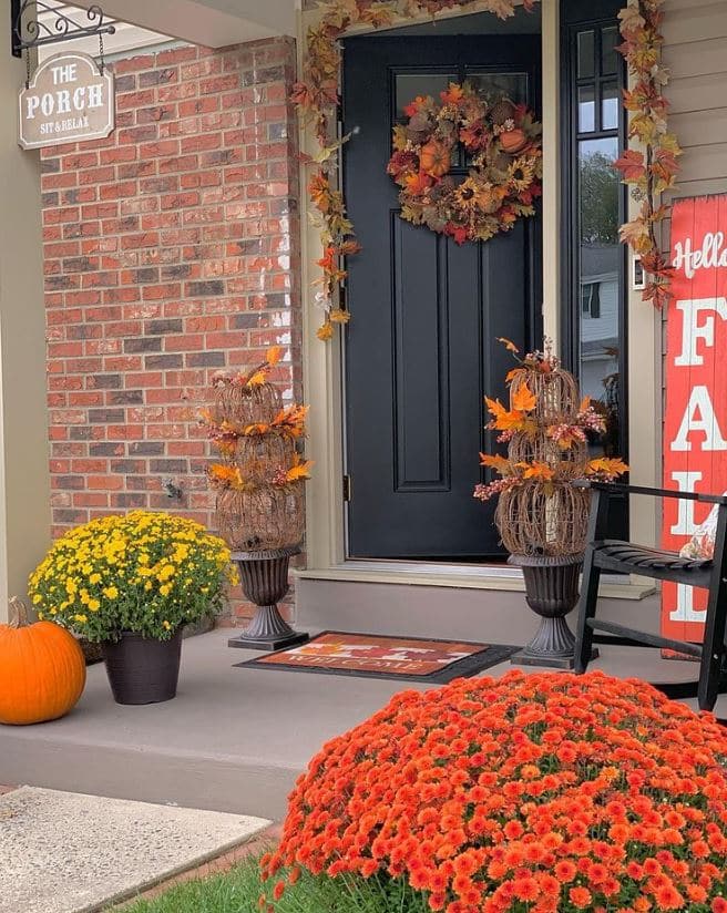 Thanksgiving Outdoor Decorations How To Decorate Your Porch For