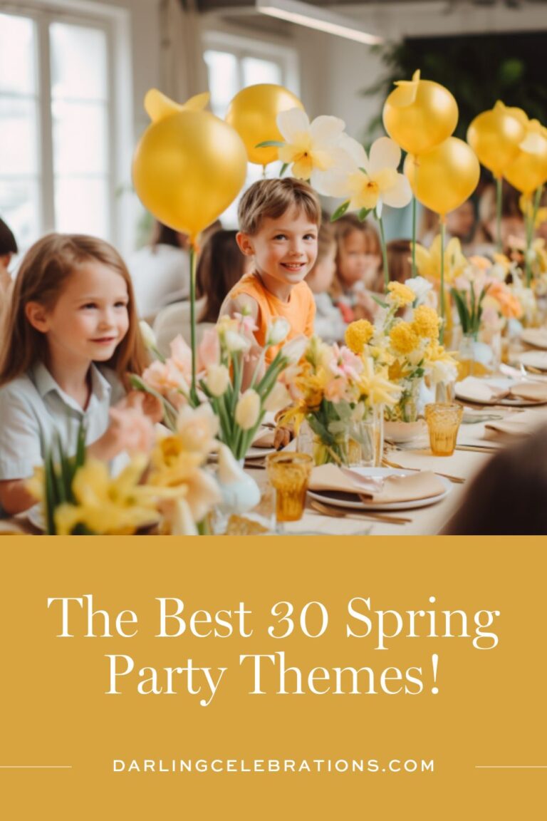 Get Ready to Blossom: The Best 30 Spring Party Themes! - Darling ...