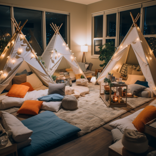 Indoor Camping Ideas - Unleashing The Wild Inside! - Darling celebrations